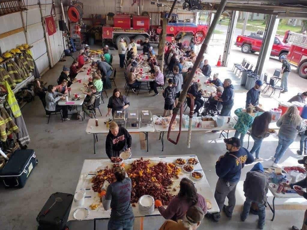 Towanda fire hosts crawfish boil